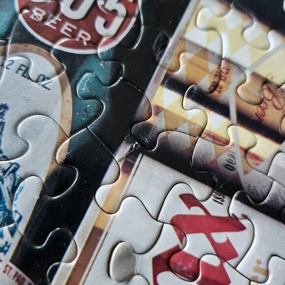 Springbok Jigsaw Puzzle Whats Your Pleasure Beer Cans 500 piece Complete PZL4064 - Picture 11 of 12